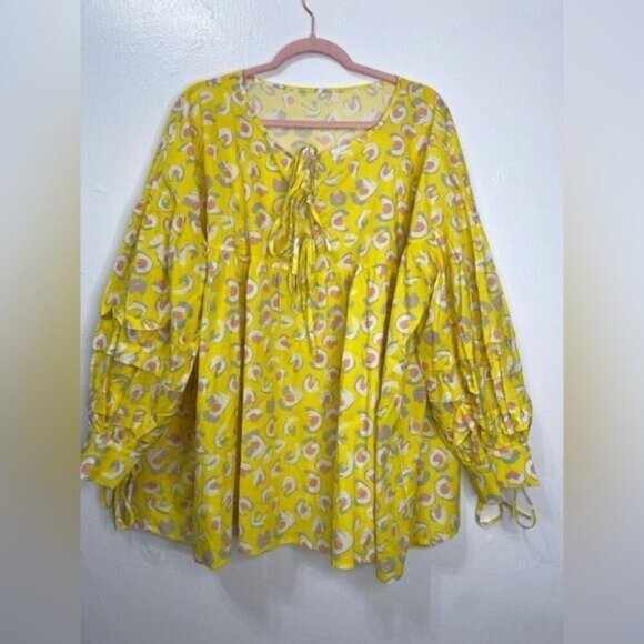 NWOT BEULAH YELLOW TOP - Picture 1 of 7